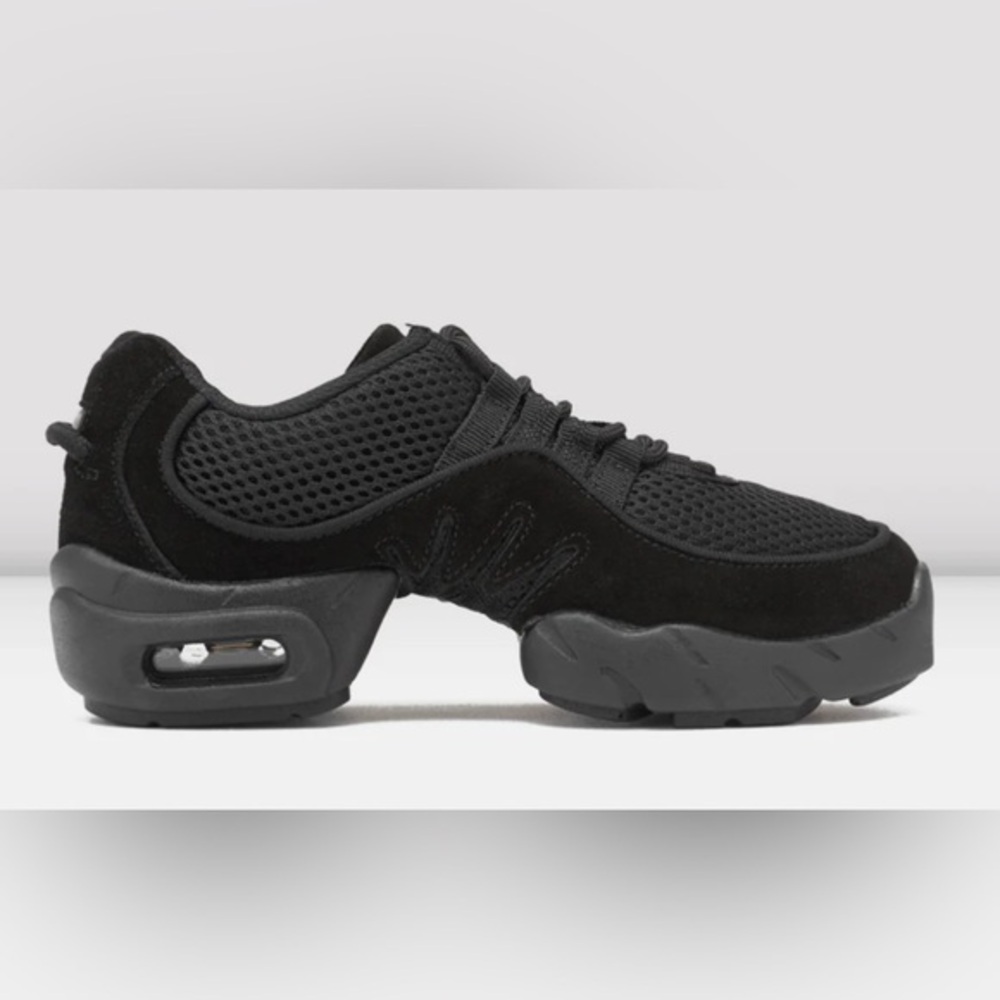 NEW BLOCH Black Trouoe Dance Sneaker size 5 women/ youth 3